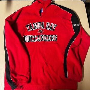 Reebok Red NFL Pullover Hoodie